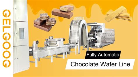 Chocolate Wafer Making Machine Wafer Biscuit Production Line Youtube