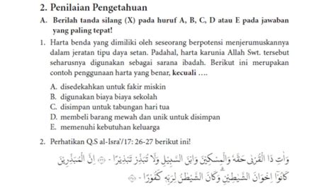 Kunci Jawaban PAI Kelas 10 Halaman 80 Kurikulum Merdeka Larangan Di QS