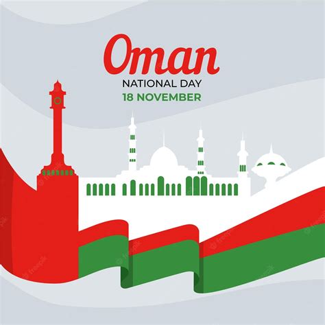 Free Vector Flat Design National Day Of Oman