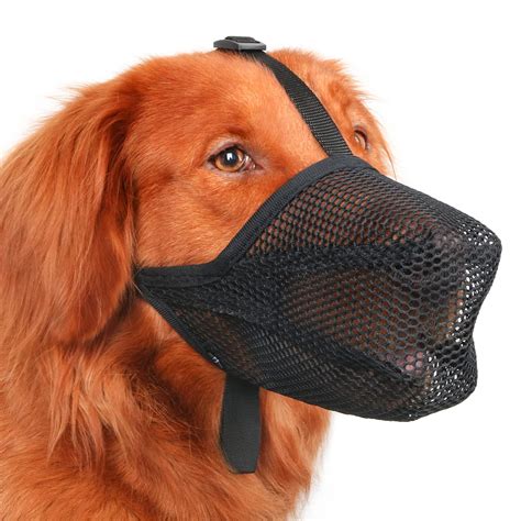 Dog Muzzle Soft Mesh Muzzle For Small Medium Large Dogs