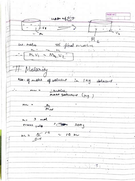 Molality and Normality - Basic Chem | PDF