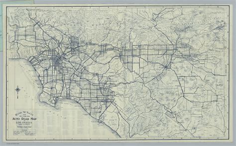 Link Assault — Los Angeles Road Map C1926