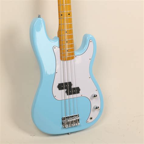 Blue Bass Guitar