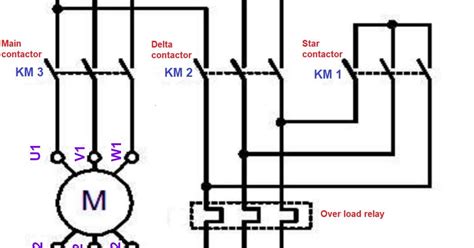 Motor Connection Diagram Star Delta Star Motor Delta Diagram Connection ...