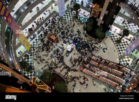 Inside The Bashundhara Shopping Mall In Dhaka Bangladesh Stock Photo