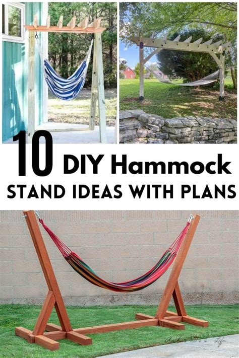 10 DIY Hammock Stand Ideas With Plans - Anika's DIY Life