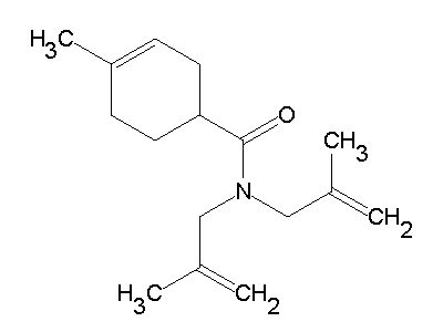 4 Methyl N N Bis 2 Methyl 2 Propenyl 3 Cyclohexene 1 Carboxamide