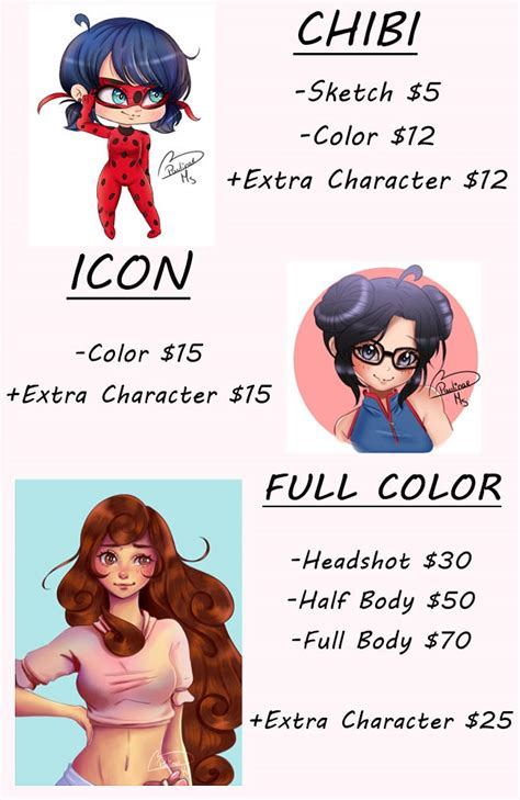 Commissions Opens By Carolina123hey On Deviantart