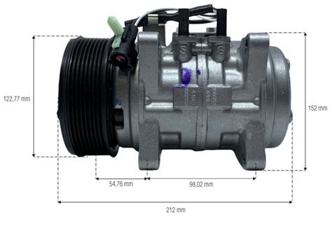 Compressor Do Ar Condicionado Automotivo DENSO 10P15 Universal