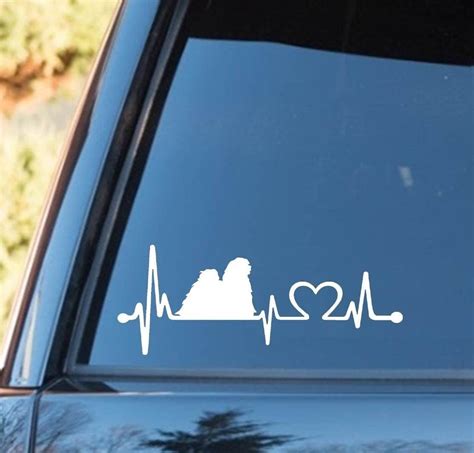 Bumper Stickers Squirrel Heartbeat Heartbeat Heart 17cm Car Sticker Jdm