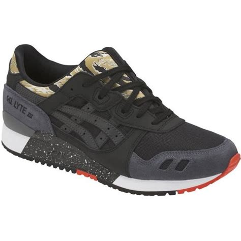 ASICS Baskets Gel Lyte III Noir Homme Noir Cdiscount Chaussures