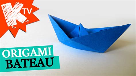 Bateau En Papier Origami Facile Youtube