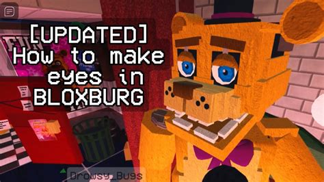 How To Make Fnaf Animatronic Eyes In Bloxburg Updated Youtube Nbkomputer