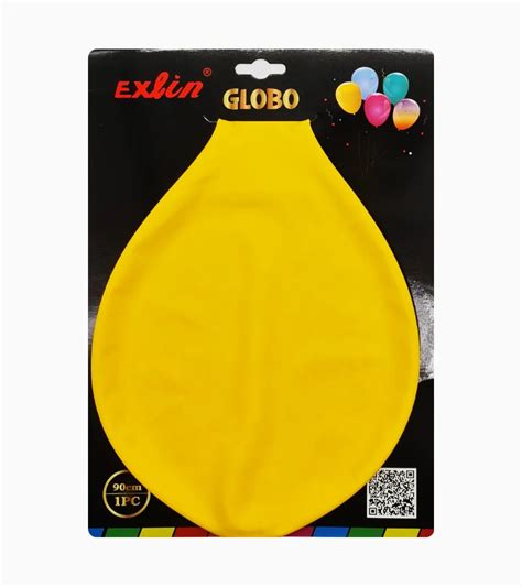 Globo Látex 90cm Amarillo Importadora Exlin