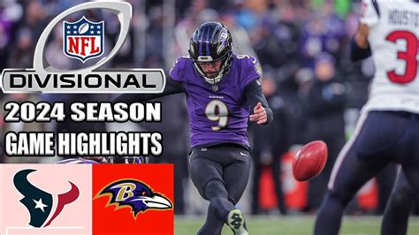 Houston Texans Vs Baltimore Ravens Afc Divisional Playoffs Full Game