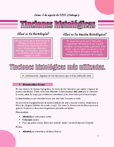 Tinciones Histologicas Pdf