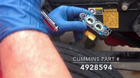 2016 Cummins Isx Cm2350 Egr Differential Pressure Delta P Sensor Replacement Youtube