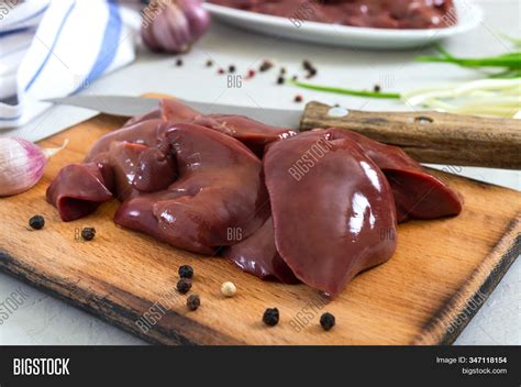 Raw Chicken Liver On Image And Photo Free Trial Bigstock