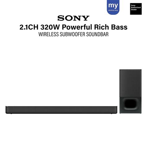 Sony Ht S Ch Soundbar With Powerful Wireless Subwoofer And