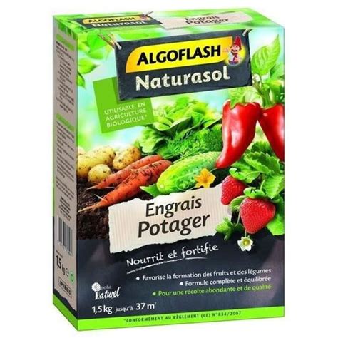 Algoflash Naturasol Engrais Potager Kg Cdiscount Jardin