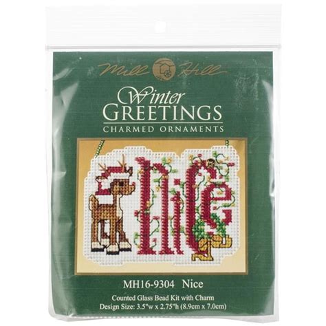 Mill Hill Counted Cross Stitch Ornament Kit X Nice Perforated