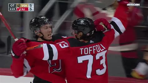 Tyler Toffoli With A Spectacular Goal From New Jersey Devils Vs Vegas