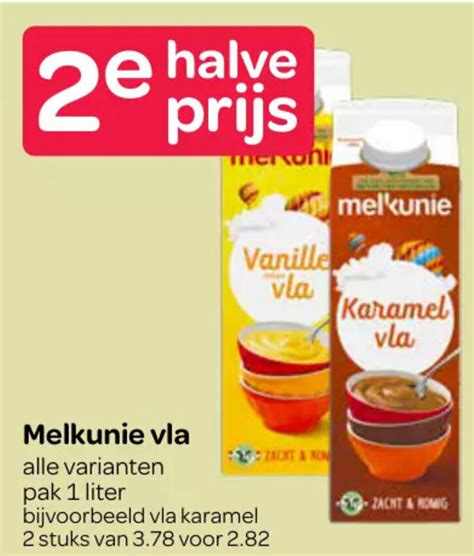 Melkunie Vla Karamel Liter Aanbieding Bij Spar