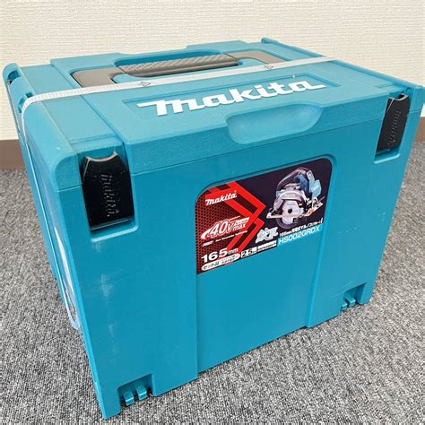 未使用未開封品③makita 鮫肌 165mm 充電式マルノコ ブルー HS002GRDXマキタバッテリー2個付