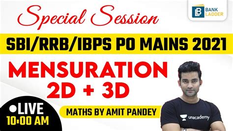 Special Session On Sbi Rrb Ibps Po Mains Maths By Amit Pandey