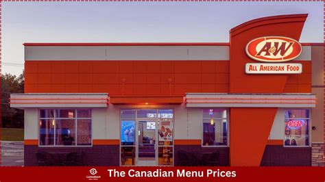 A&W Menu Prices in Canada - 2025