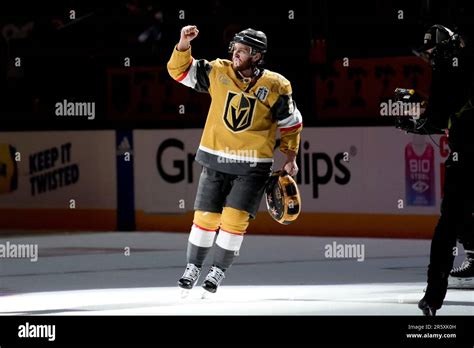 Vegas Golden Knights Right Wing Jonathan Marchessault Acknowledges The