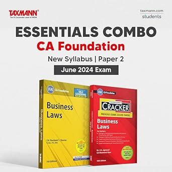 Buy Taxmann S Essentials Combo Ca Foundation New Syllabus June