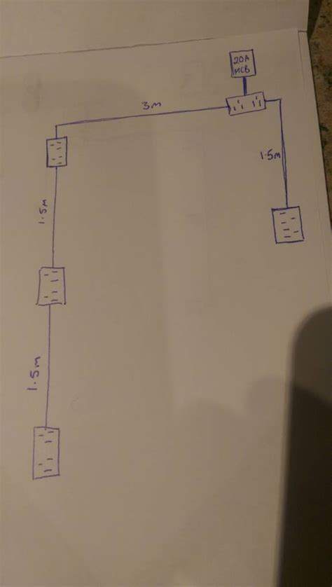 Electrical Radial Circuit Diagram