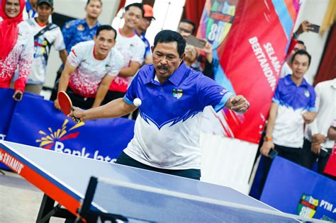 Antusias Atlet Ikuti Kejuaraan Tenis Meja Gubernur Jateng Cup