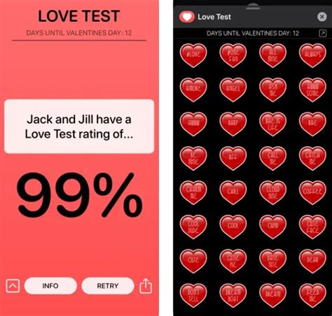 7 Best Love Testing Apps With Percentage Score (Android & iOS) - Apppearl - Best mobile apps for ...