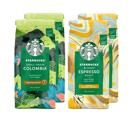 Pack Starbucks Blonde Espresso Roast Et Single Origin Colombia