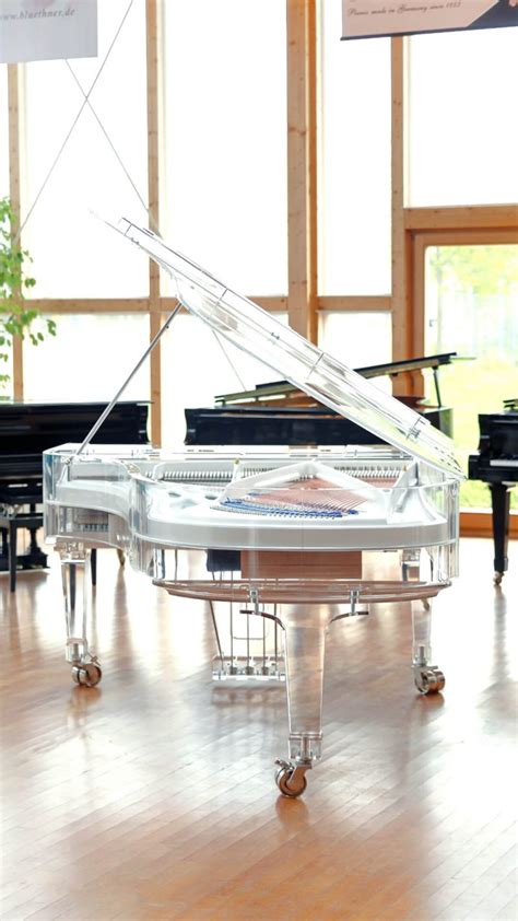 Idyllic Excellence Transparent Piano Bluthner Lucid Pianos Bl Thner