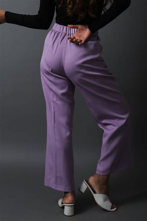 Wide Leg Pants I Purple Pants For Women I Irea Life