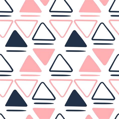 Premium Vector | Triangle pattern vector set