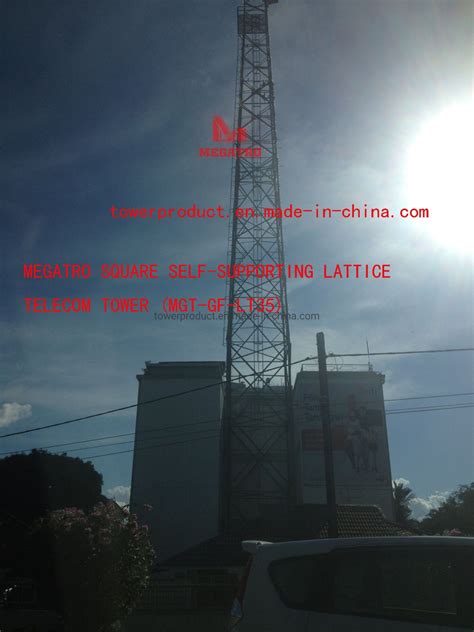 Megatro Square Self Supporting Lattice Telecom Tower Mgt Gf Lt