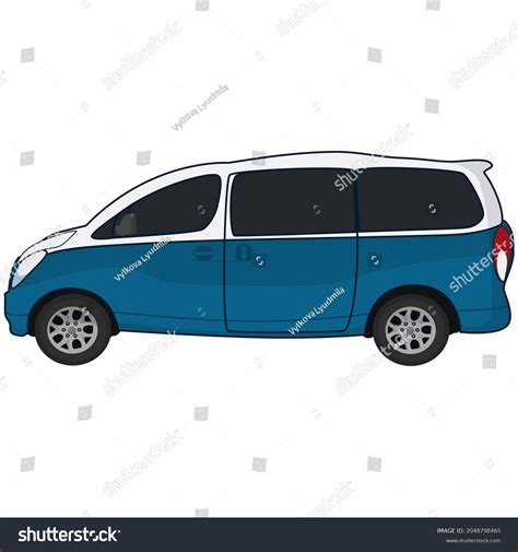 Car Side View Illustration Cartoon Style Stock Vector (Royalty Free ...