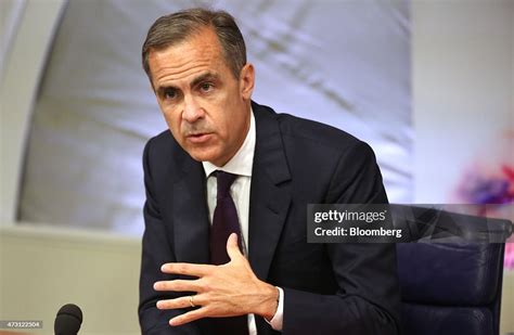 Mark Carney Governor Of The Bank Of England Gestures As He Speaks