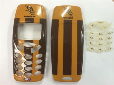 Nokia 3310 3330 Hawthorn Hawks Afl Official Team Front And Back Covers