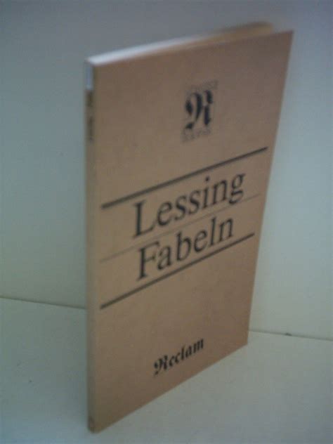 Gotthold Ephraim Lessing Fabeln Amazon de Bücher