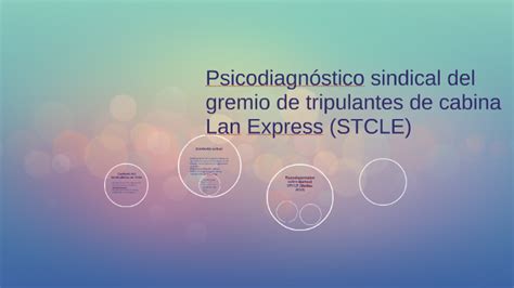 Psicodiagn Stico Stle By Alejandra Molina On Prezi