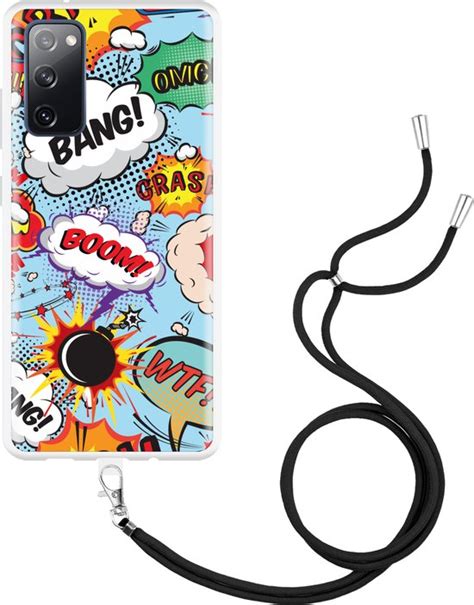 Cazy Hoesje Met Koord Geschikt Voor Samsung Galaxy S Fe Comic Bol