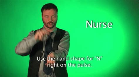 Nurse #asl #americansignlanguage #learnsignlanguage #signwithrobert ...