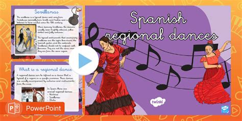 Presentation Spanish Regional Dances Hecho Por Educadores