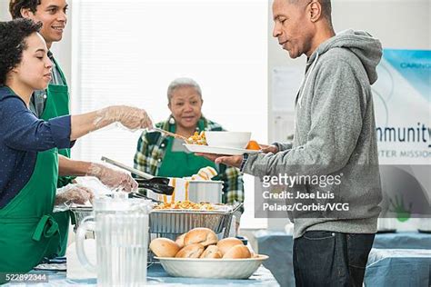 Homeless Shelter Meal Photos And Premium High Res Pictures Getty Images