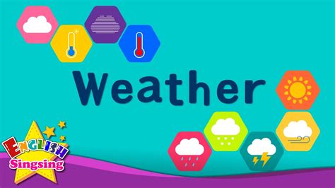 Kids Vocabulary Weather Hows The Weather Learn English For Kids